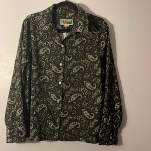 La Cabana Paisley Button Down Shirt